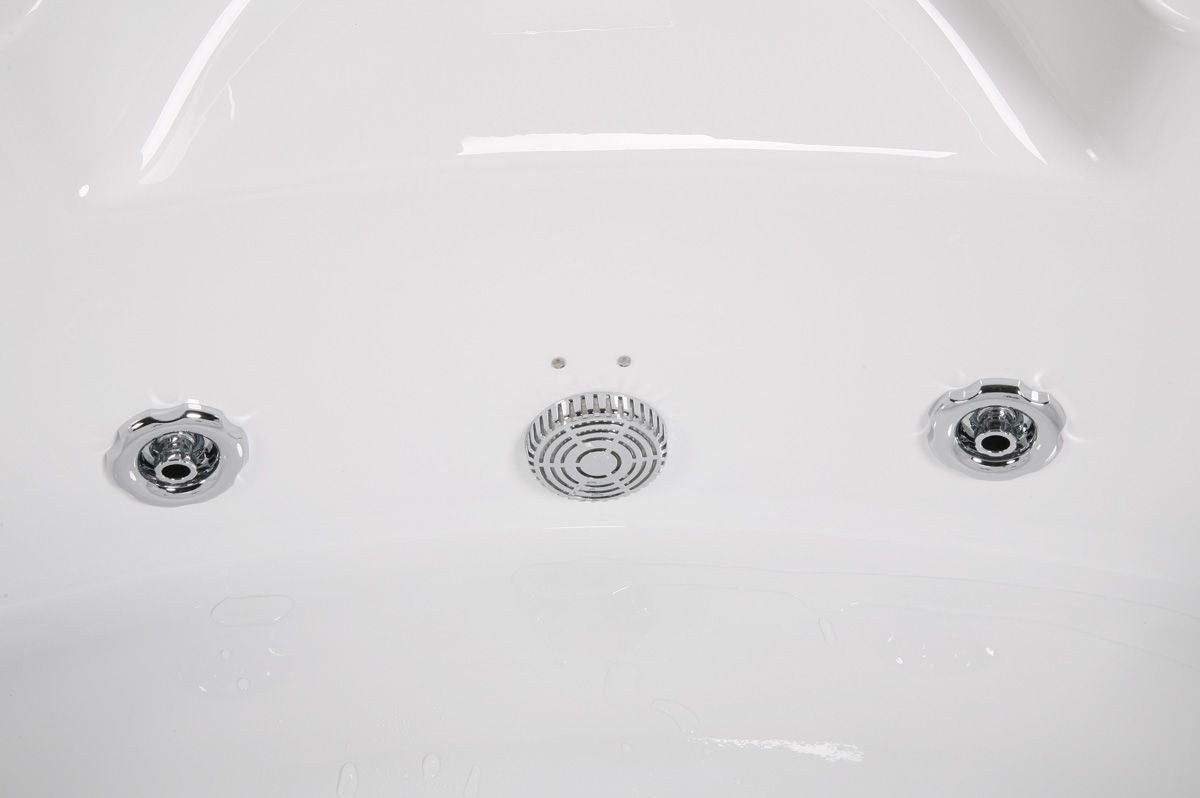 Vasca Idromassaggio 1402 in Acrilico 135x135x62 con Massaggio Rivitalizzante e Funzionalità Premium